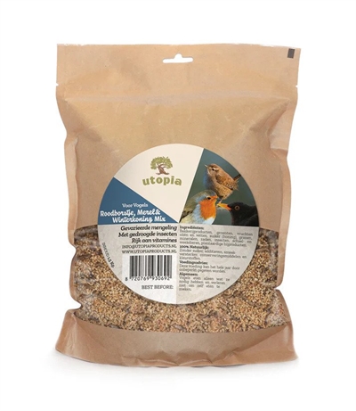 Utopia roodborst / merel / winterkoning mix | 1,5 kg