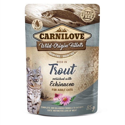 Carnilove pouch trout | 24x85 gr visvoer voor honden