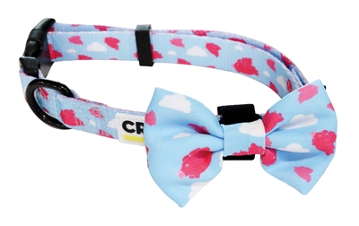Croci halsband hond vliegende varkens met afneembare strik