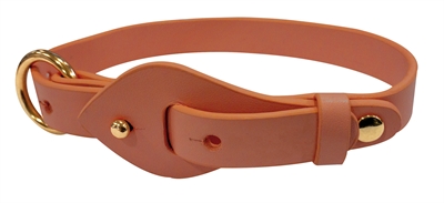 Croci halsband hond round chic sienna bruin