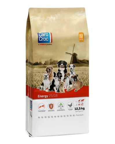Carocroc energy 25/16 | 12,5 kg hondenvoer