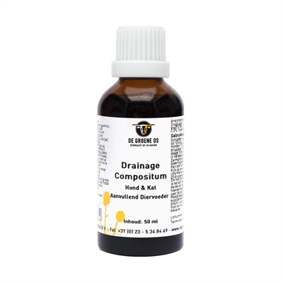 De groene os drainage compositum hond/kat | 50 ml