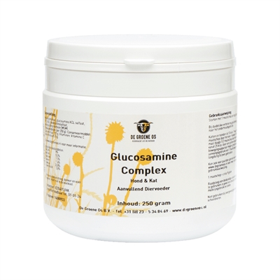 De groene os glucosamine complex hond/kat | 250 gr