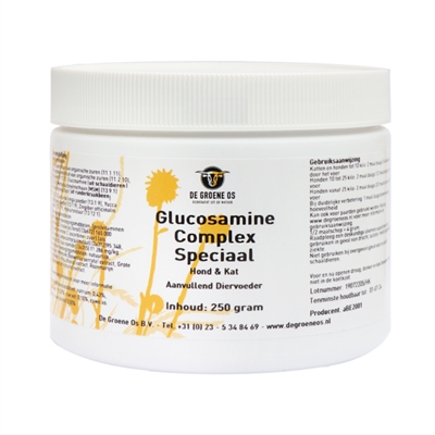 De groene os glucosamine complex speciaal hond / kat