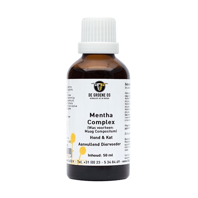De groene os mentha complex hond / kat