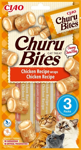 Inaba churu bites cat chicken recipe | 3x10 gram