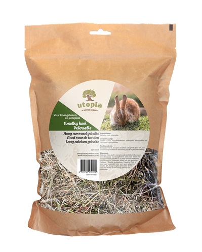 Utopia timothy hooi met peterselie 450 gr | voor gezonde dieren