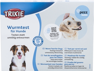 Trixie wormentest voor honden | eenvoudige thuis test