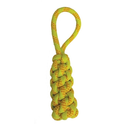 Happy pet twisted tugger flostouw geel / oranje | 32x8x8 cm