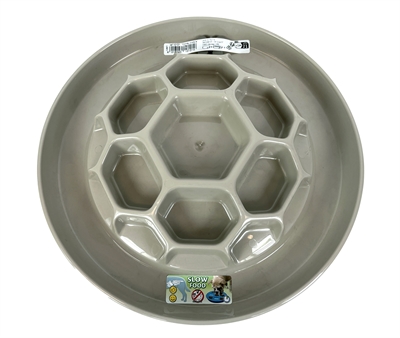 Zzzhappy pet mad about pets voerbak honingraat slow feeder mokka