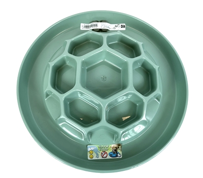 Happy pet mad about pets voerbak honingraat slow feeder salie groen