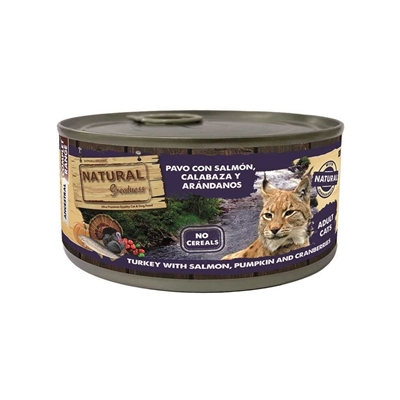 Natural greatness cat turkey & salmon | 185 gr ingrediënten