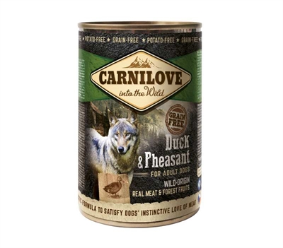 Carnilove dog blik eend/fazant | 6x400 gr
