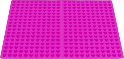 Trixie bakmat hartjes voor hond en kat | 38x28 cm silicone