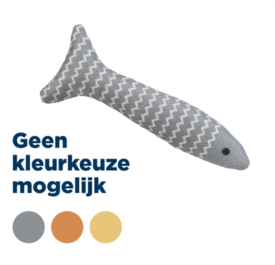 Trixie catnip vis stofspeeltje voor katten 20 cm | assorti