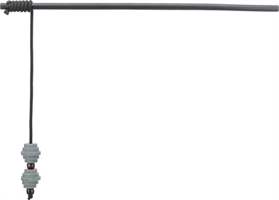 Trixie kattenspeelgoed speelhengel 40 cm | halter citystyle vilt/hout