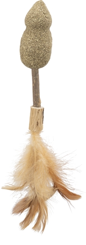 Trixie matatabi lolly muis | 20 cm catnip kattenspeelgoed met veren