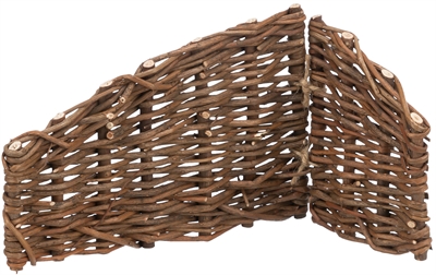 Trixie hoekelement voor muis en hamster | wilg 20x10x13 cm