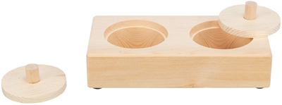 Trixie snack box voor ratten en konijnen | 14x3x7 cm hout