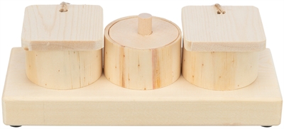 Trixie snack cups voor ratten en konijnen | 15x45x6 cm hout