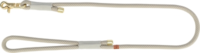 Trixie soft rope hondenriem grijs / lichtgrijs | 100x1 cm