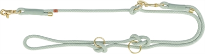 Trixie soft rope hondenriem | verstelbaar saliegroen 200x1 cm