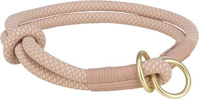 Trixie halsband hond soft half-slip roze 50x1 cm | lichtroze