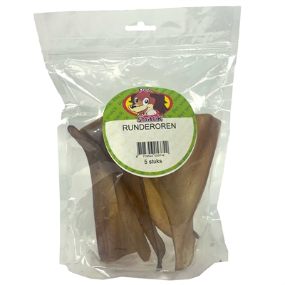 Petsnack runderoren | 5 stuks