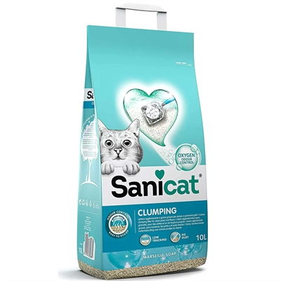 Sanicat clumping marseille | 10 ltr kattenbakvulling