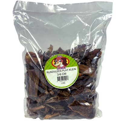 Petsnack rundvlees plat kleine stukjes