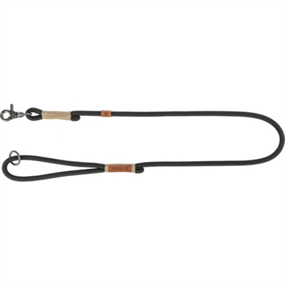 Trixie be nordic hondenriem | zwart/zand 100x0,8 cm