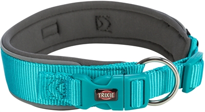 Zzz trixie premium halsband hond extra breed oceaan blauw / grafiet grijs