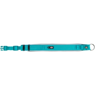 Zzz trixie premium halsband hond extra breed oceaan blauw / grafiet grijs