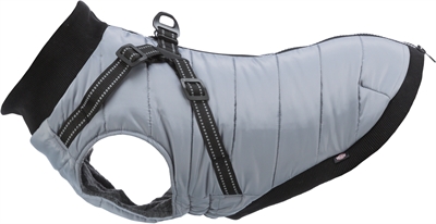 Trixie hondenjas pontis met tuig | 24 cm grijs