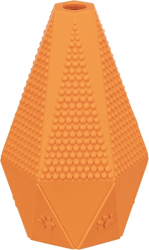 Trixie hondenspeelgoed jumper oranje | natuurrubber 10 cm 3 st