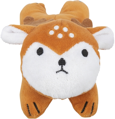 Trixie hondenspeelgoed ree pluche | 12 cm - 3 st