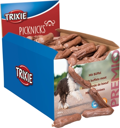 Trixie premio picknicks worstketting buffelvlees | 8 cm, 200 st.