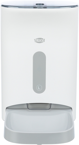 Trixie voederautomaats tx8 2.0 | 4,5 ltr wit/grijs 24x19x38 cm
