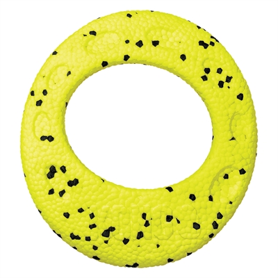 Kong reflex flyer geel | 24x22x3 cm