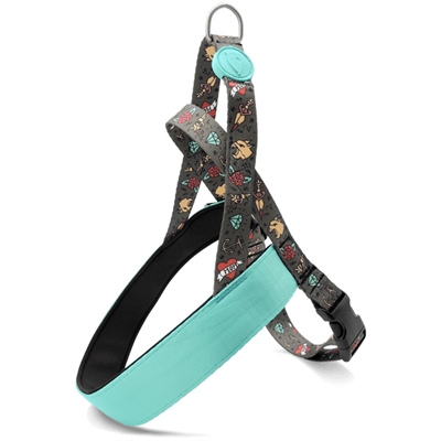 Morso hondentuig gerecycled ink tank groen | 46-60x42 cm