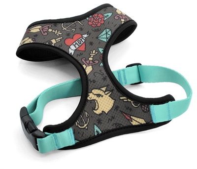 Morso hondentuig body mesh groen | 26-30 cm gerecycled