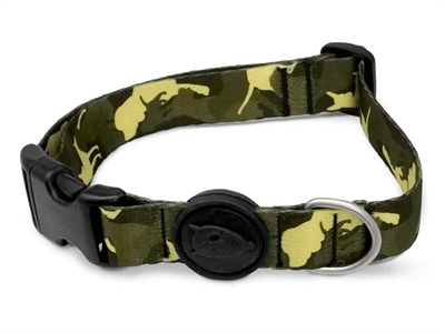 Morso halsband hond | gerecycled bruin 30-42x1,5 cm
