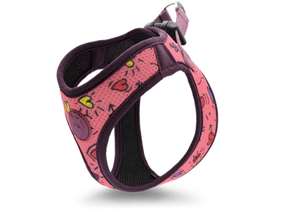 Morso hondentuig body mesh | gerecycled roze 26-30 cm