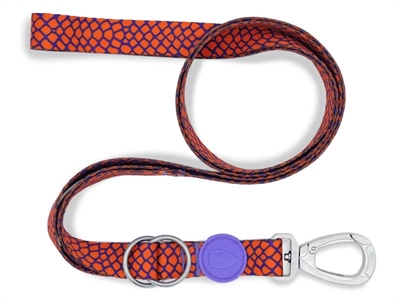 Morso hondenriem verstelbaar | gerecycled urban lizard rood 75-230 cm