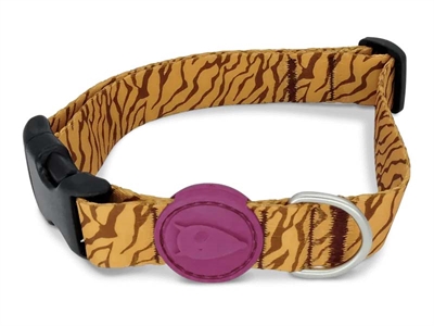 Morso halsband hond | gerecycled jungle drum oranje 30-42x1,5 cm