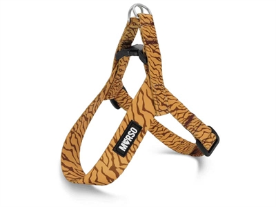 Morso morso mini hondentuig | verstelbaar ge recycled jungle drum oranje 24-32x1,5 cm