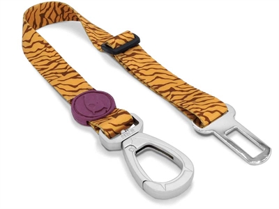 Morso honden autogordel | gerecycled jungle drum groen 40-65x1,5 cm