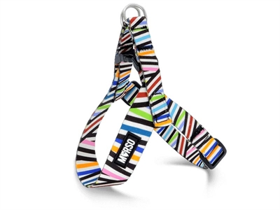 Morso mini hondentuig | verstelbaar gerecycled spaghetti 24-32x1,5 cm