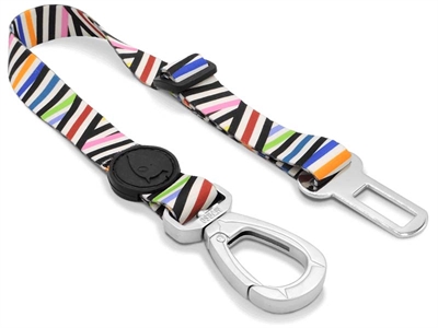 Morso honden autogordel | gerecycled spaghetti 40-65x2,5 cm tot 80 kg