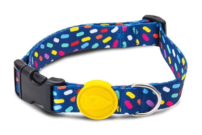 Morso halsband hond recycled color invaders paars | 37-58x2,5 cm